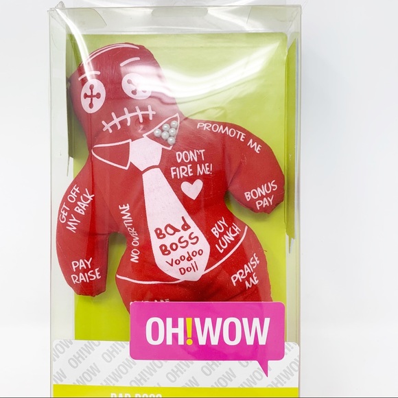 NEW OH!WOW Bad Boss Voodoo Doll - Picture 2 of 4